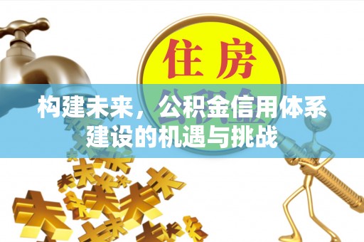 五常构建未来，公积金信用体系建设的机遇与挑战